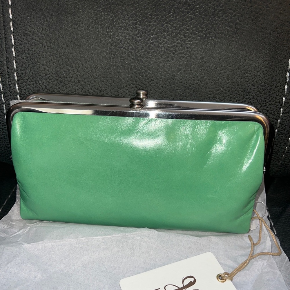 HOBO Int'l Lauren Genuine Mint Leather Lauren Wallet